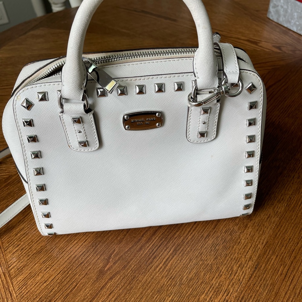 Michael kors white crossbody
